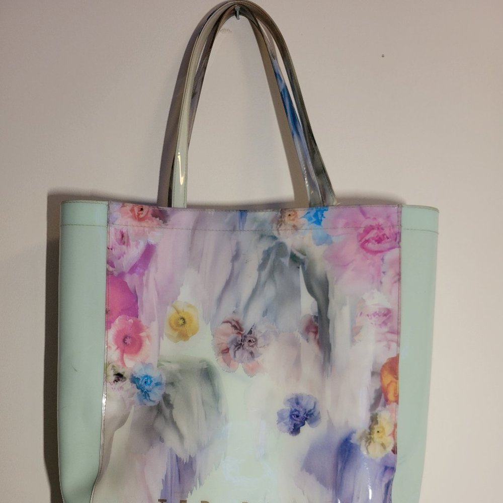 Ted Baker Multicolor Double Handle Inner Pocket Women's Tote Shoulder Handbag